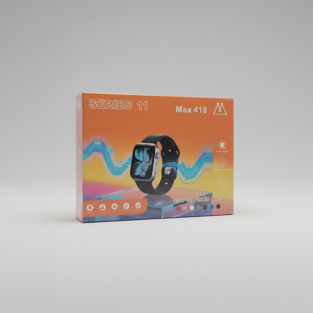 Smart Watch Series 11 – Max 415 – 7+1 Seven in One Fitness Tracker